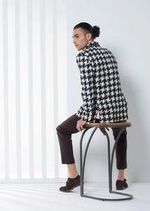 Último diseñador Oficina Vestido Blazer Ajuste regular Tallas grandes Opciones Un solo pecho Dos botones Manga Traje Muesca Solapa Impermeable - Product Image 2