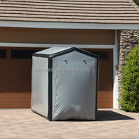 Housse de moto imperméable en PVC toutes saisons, protection UV, design professionnel/luxe, taille personnalisable pour le stationnement en garage