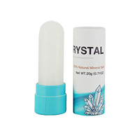 Personnalisation sur mesure de bâtonnets déodorants et anti-transpirants en alunite minérale naturelle avec surface en alunite