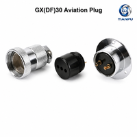 Connecteur de câble d'alimentation aérien GX30, prise mâle et femelle, 2, 3, 4, 5, 6, 7, 8, 10, 14 broches pour robot industriel