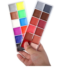 Paleta de maquillaje de Halloween Lezhuang, superventas, colores de aceite brillantes a base de agua para <span class=keywords><strong>tatuajes</strong></span> faciales, suministros de <span class=keywords><strong>pintura</strong></span> corporal para fiestas artísticas - Product Image 5