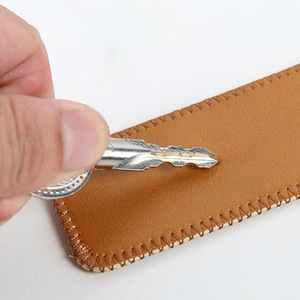 Funda de Cuero para Bolígrafo de Negocios, Protector de Pluma Estilográfica Minimalista Estilo Coreano, Estuche Creativo y Elegante para Bolígrafo - Product Image 5