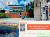 Système d'énergie solaire hors réseau 10 kVA, panneaux solaires 5000 W, 6000 W, 8000 W et batteries solaires, système solaire complet pour les maisons