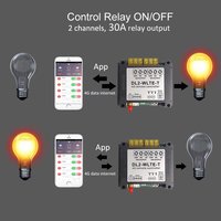 4G TLE Smart Controller 2 Way Relay 30A GSM Temperature Sensor Remote Control Thermostat for Heater refrigerator Home Appliance