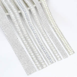 Diamond Stickers DIY Jewelry Self-adhesive Pearl Rhinestone <strong>Strip</strong> Accessories Sparkly Clothing Accessories <strong>Resin</strong> Diamond <strong>Strips</strong> - Product Image 5