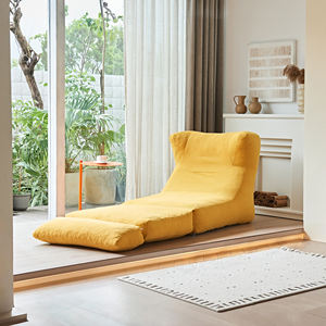 Modern Compressed Yellow Color Lazy <b>Sofa</b> Armless Modular Corner One Seat Convertible Villa Apartment Living Durable Upholstered - Product Image 4