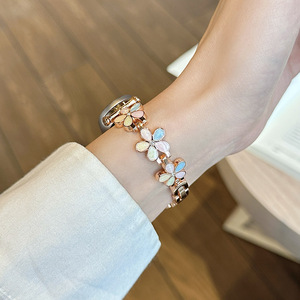 <span class=keywords><strong>Bracelet</strong></span> de montre en acier inoxydable irisé Sun Petal pour Xiaomi Mi Band 8 / 9 Pro, <span class=keywords><strong>bracelet</strong></span> de bijoux créatif pour femmes - Product Image 3