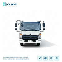 Nouveau camion à ordures compacteur arrière Howo 4x2 7M³ 150HP Euro 6, mini camions à ordures, camion compacteur de déchets Howo