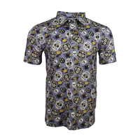 OEM alta calidad 88 poliéster 12 spandex allover Atlético Golf desgaste impreso Jersey Polo de punto Polo para los hombres