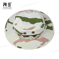 Chapeau de pêcheur français Chasseur Alpins Tundra Camouflage Bonnie Hat NYCO 50/50 Rip-stop Nylon Coton Tissu tactique Mil-spec WR NIR
