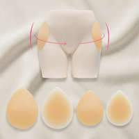 Coussinets Rehausseurs de Hanches en Silicone pour Femmes, Amovibles, Effet Naturel, pour Remodelage Corporel