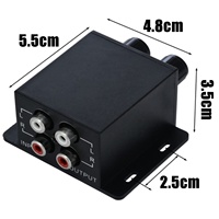 Control de volumen de coche Universal, perilla de Control de bajo nivel, botón de interruptor Subwoof RAC
