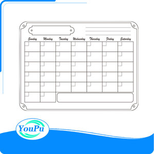 Bảng Viết từ tính hàng tuần hàng tháng kế hoạch tủ lạnh nam châm mềm bảng trắng lịch có thể tháo rời dán tin nhắn có thể xóa - Product Image 3