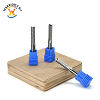 Fraise à queue droite à 3 cannelures Warrior's Bit, revêtement AlTiN, en carbure, haute précision, pour usinage CNC rapide, compatible OEM