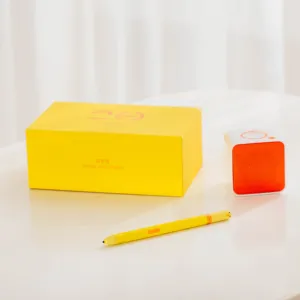 قلم لمس نشط عالمي من مادة الألومنيوم للبيع بالجملة مع شكل بطة صفراء للأطفال قلم لمس لوحي