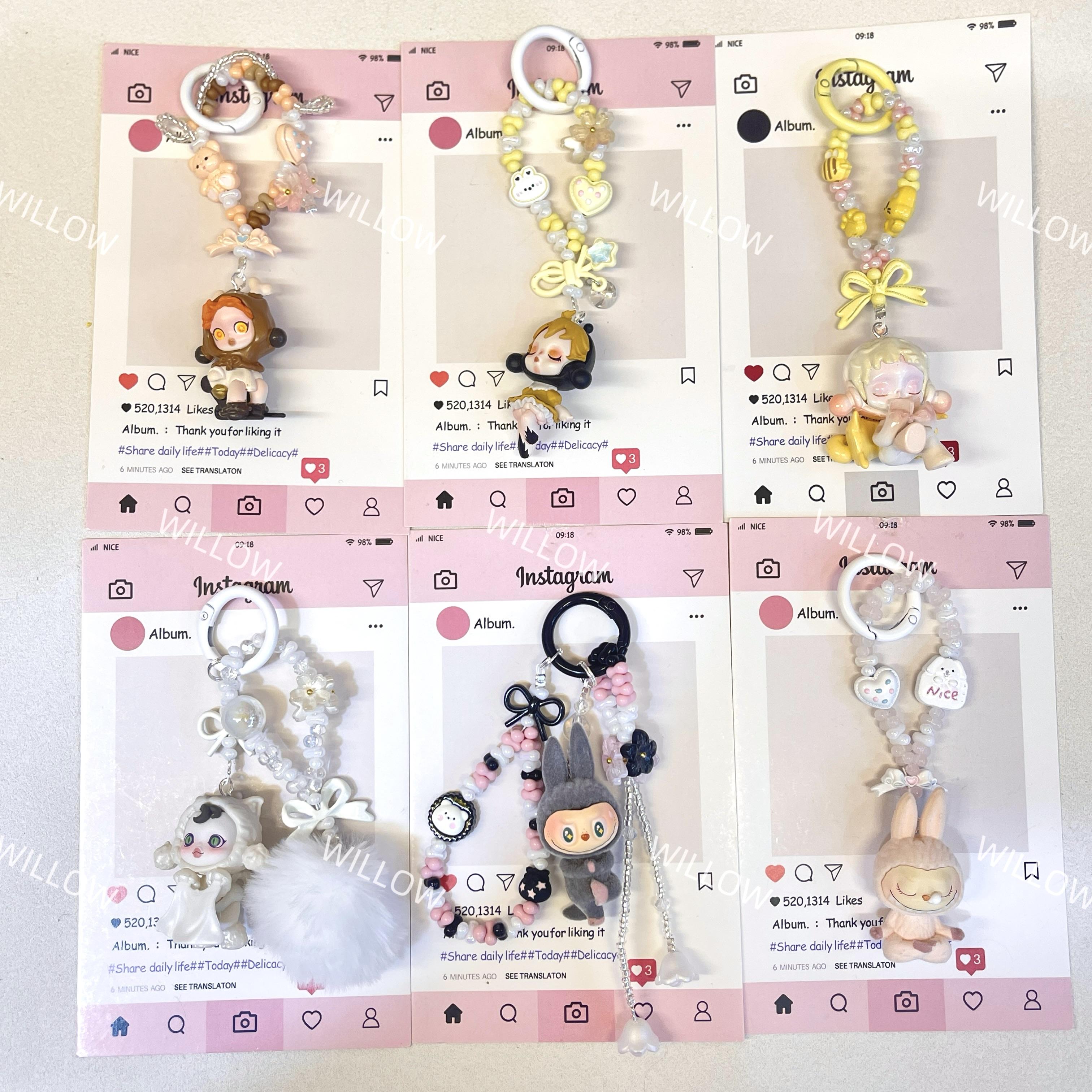 พวงกุญแจแฟชั่นแบบสุ่ม + ตุ๊กตา