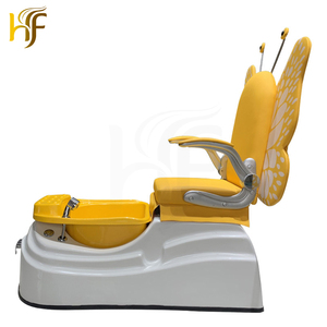 Çocuklar İçin Pedikür Koltuğu Çocuk Manikür Koltuğu Renkli LED Işıklı Lüks Pembe Tırnak Salonu Pedikür Çocuk Spa Masaj Koltukları Renkli - Product Image 5