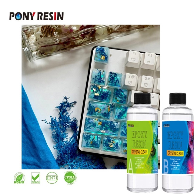 New Crystal Clear Epoxy Resin Epoxy Keycap Mechanical Gaming Keyboard Mold