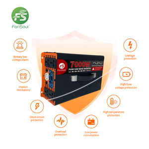 <span class=keywords><strong>Convertisseur</strong></span> de tension automobile et domestique à onde sinusoïdale pure 7000W, <span class=keywords><strong>12V</strong></span> 24V 48V 110V <span class=keywords><strong>220V</strong></span>, 50/60 Hz, vente en gros - Product Image 4