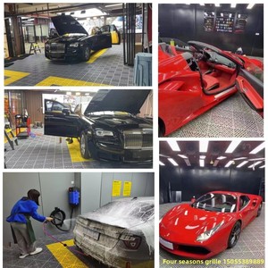 Carreaux <span class=keywords><strong>de</strong></span> sol <span class=keywords><strong>de</strong></span> <span class=keywords><strong>Garage</strong></span> auto-adhésifs antidérapants colorés revêtement <span class=keywords><strong>de</strong></span> sol en plastique PP à emboîtement moderne pour garages <span class=keywords><strong>de</strong></span> magasins <span class=keywords><strong>de</strong></span> détail <span class=keywords><strong>de</strong></span> voiture - Product Image 4