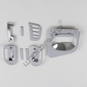 WZXD 2023 2024 Cache-poignée de porte de voiture en plastique ABS chromé noir mat pour NV350 - Product Image 4