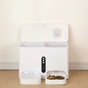 Alimentatore automatico intelligente per animali domestici in acciaio inossidabile 2-in-1 portatile alimentato a carica per cani e gatti all'ingrosso - Product Image 6