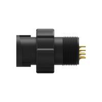Connecteur de câble moulé en laiton à 6 broches, boîtier en nylon, étanche IP67, mâle, 250V, industriel, 10m, Ohm Max Contact