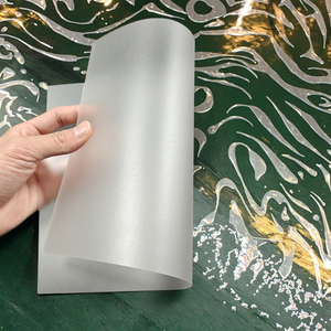 Oem ODM thân thiện với môi PC tấm 1mm 1.2mm 2mm <span class=keywords><strong>Polycarbonate</strong></span> tấm nhựa bán trong suốt tùy chỉnh mờ bề mặt cứng nhắc - Product Image 1