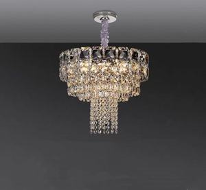 Lampadari di Cristallo Moderni di Lusso, Altezza Regolabile, Illuminazione LED, Finitura Dorata, Alta Luminosità, Garanzia di 3 Anni per Hall di Hotel - Product Image 6