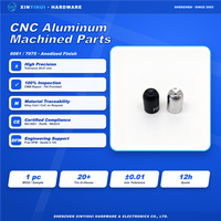Casing Aluminium Mikro Aluminium 2024 1060 Hard Anodized Counterboring untuk Komponen Gimbal Kamera Drone Bagian Printer 3D