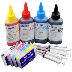 Cartouches d'<span class=keywords><strong>encre</strong></span> rechargeables compatibles pour imprimante <span class=keywords><strong>Epson</strong></span> <span class=keywords><strong>XP</strong></span>-<span class=keywords><strong>5100</strong></span> <span class=keywords><strong>XP</strong></span>-5105 WF-2865 WF-2860 avec ARC, pour l'Europe, T02W1 502 T502XL - Product Image 2