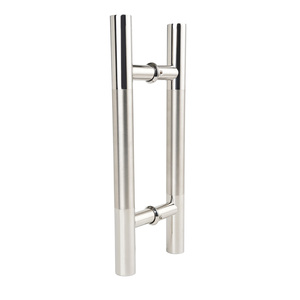 F-602 cửa kính xử lý o-loại 600x0.8 mét <span class=keywords><strong>Chrome</strong></span> kết thúc thép không gỉ tinh thể cửa kính xử lý - Product Image 2