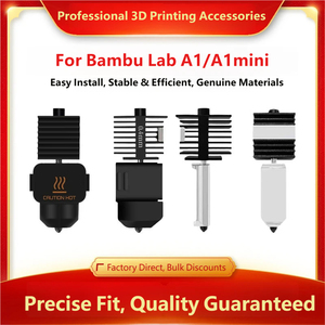 หัวพิมพ์ 3 มิติ คุณภาพสูง ขนาด 0.2 มม. 0.4 มม. 0.6 มม. 0.8 มม. สำหรับเปลี่ยนใช้กับ Bambu Lab A1 Mini Hotend - Product Image 4