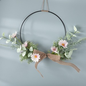 Seulgi - Guirnalda de Flores Artificiales, Semicírculo, Tejido de Plástico, Decoración para Pared, Decoración del Hogar, Accesorios para Bodas CF01229 - Product Image 1