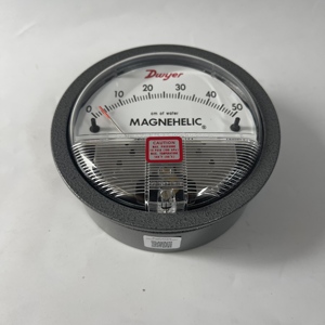 Dwyer Differential Pressure Gauge Magnehelic 0-50 cm of <b>water</b> <b>ZERO</b> SET - Product Image 1