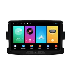Android11 8 pouces HD voiture dvd lecteur vidéo Autoradio navigation GPS pour Renault/Dacia/Sandero/Duster/Logan/ Dokke