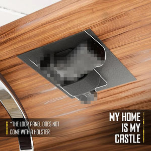 फैनी बैग/बैकपैक्स के लिए हुक-लूप लगाव के साथ छुपा ले जाने के लिए सार्वभौमिक नायलॉन सामरिक होल्स्टर - Product Image 4