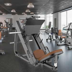 Thương mại unisex phòng tập thể dục đa chức năng trạm 45 độ chân máy ép với tấm thép nạp 45 độ tấm cho tập thể dục - Product Image 3