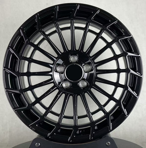 Rines Negros Forjados Personalizados 6061-T6 de 18, 19 y 20 Pulgadas 5x112 para <span class=keywords><strong>Mercedes</strong></span> <span class=keywords><strong>AMG</strong></span> <span class=keywords><strong>C63</strong></span> E63 W204 W205 W212 W213 - ¡Oferta! - Product Image 4