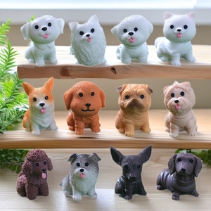 Animal Figurine Resin Mini <b>Car</b> Dashboard <b>Ornament</b> Viral Cute Toy Puppy Home Decor Accessories Trendy Toys Manufacturer - Product Image 1