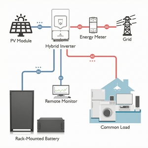 แบตเตอรี่ Lifepo4 48V 51.2V 100Ah 5kwh 5.12kwh สำหรับเก็บพลังงานภายในบ้าน แบตเตอรี่ลิเธียม LiFePO4 สำหรับระบบพลังงานแสงอาทิตย์ - Product Image 5