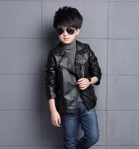 Veste en cuir pour enfants Cy12478a, vente chaude, pour filles et garçons de 2 à 15 ans - Product Image 3