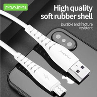 Cable USB al por Mayor para Android, Cable de Datos Micro USB Tipo C de Carga Rápida, 1m 2m, Material PVC, Cable Cargador para Teléfonos Inteligentes