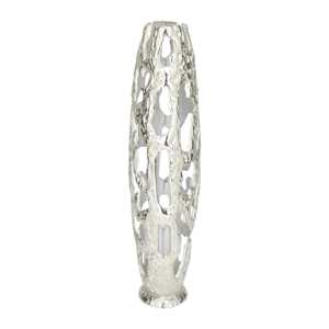 Elegante florero de aluminio plateado ligero y resistente para la decoración de eventos del hogar de la Oficina moderno para ajustes contemporáneos tradicionales - Product Image 4