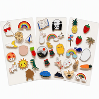 Broche en métal découpée au laser Capybara Tendance Kawaii Mignonne, Motif Fruits et Capybara de Dessin Animé, pour Collection, Cadeau, Vente en Gros, Logo Personnalisé