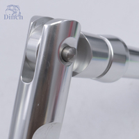 Nouveau 2 #   4 #   Canne à pêche au thon en aluminium 7075, embout réglable, embout de canne en aluminium pour eau salée, Terminator, embout droit pour la pêche à la traîne