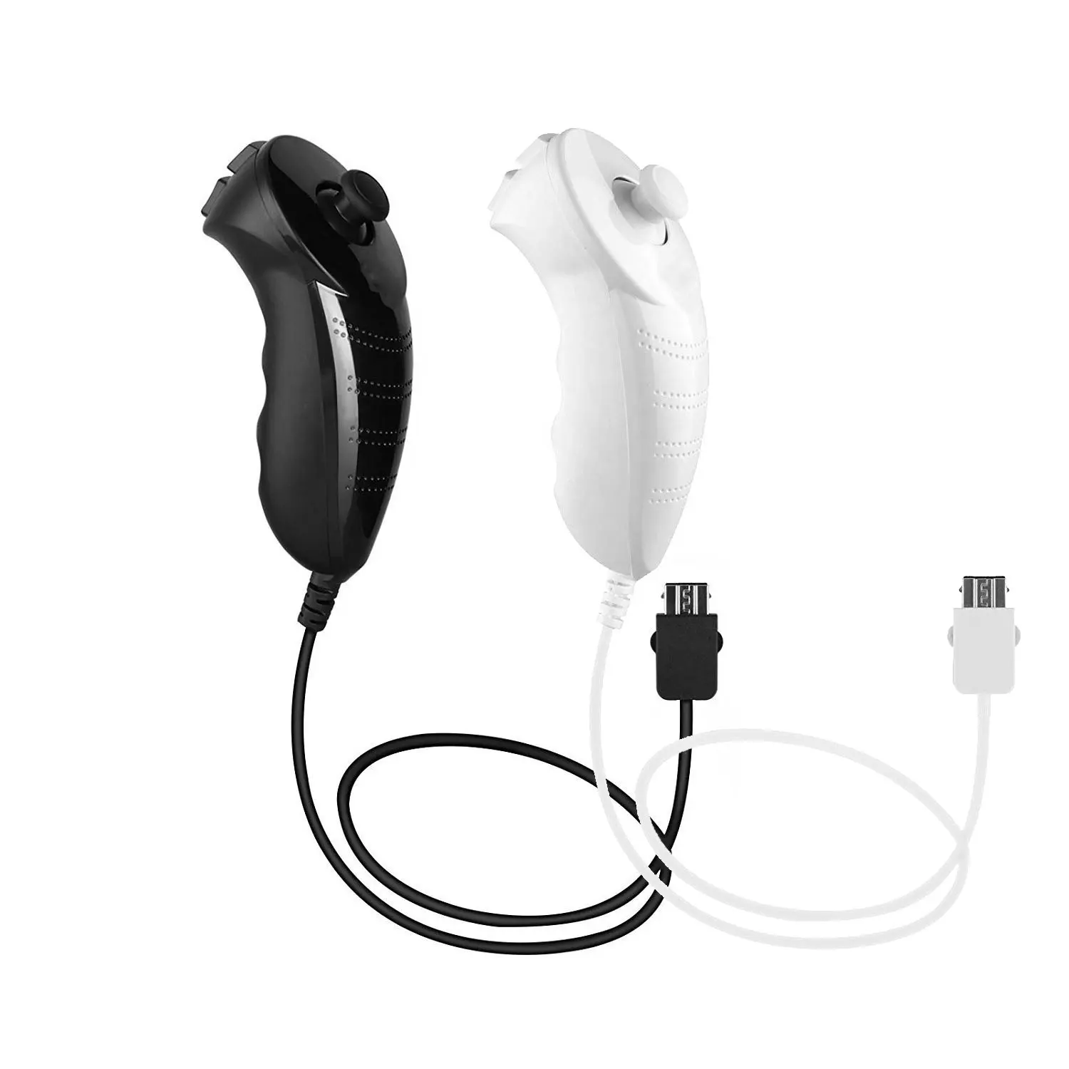 WII Manette Nunchuk filaire casque pour Console WII-3 Axes De Détection De Mouvement Pour Nintendo Wii Contrôleur