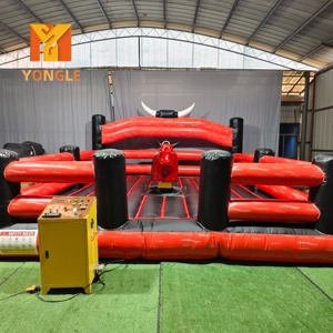 Toro Mecánico Inflable para Competencia en Parques <span class=keywords><strong>de</strong></span> Diversiones, Máquina <span class=keywords><strong>de</strong></span> Toreo Mecánico para Niños en Venta - Product Image 2