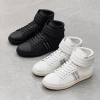 Chaussures de basketball montantes pour homme OEM ODM, fabrication sur mesure, baskets de créateur, chaussures décontractées pour la marche et le skateboard, chaussures de marque