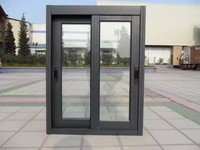 Rideau suspendu à motif d'ouverture horizontale en alliage d'aluminium à économie d'énergie pour fenêtre coulissante contemporaine à six voies